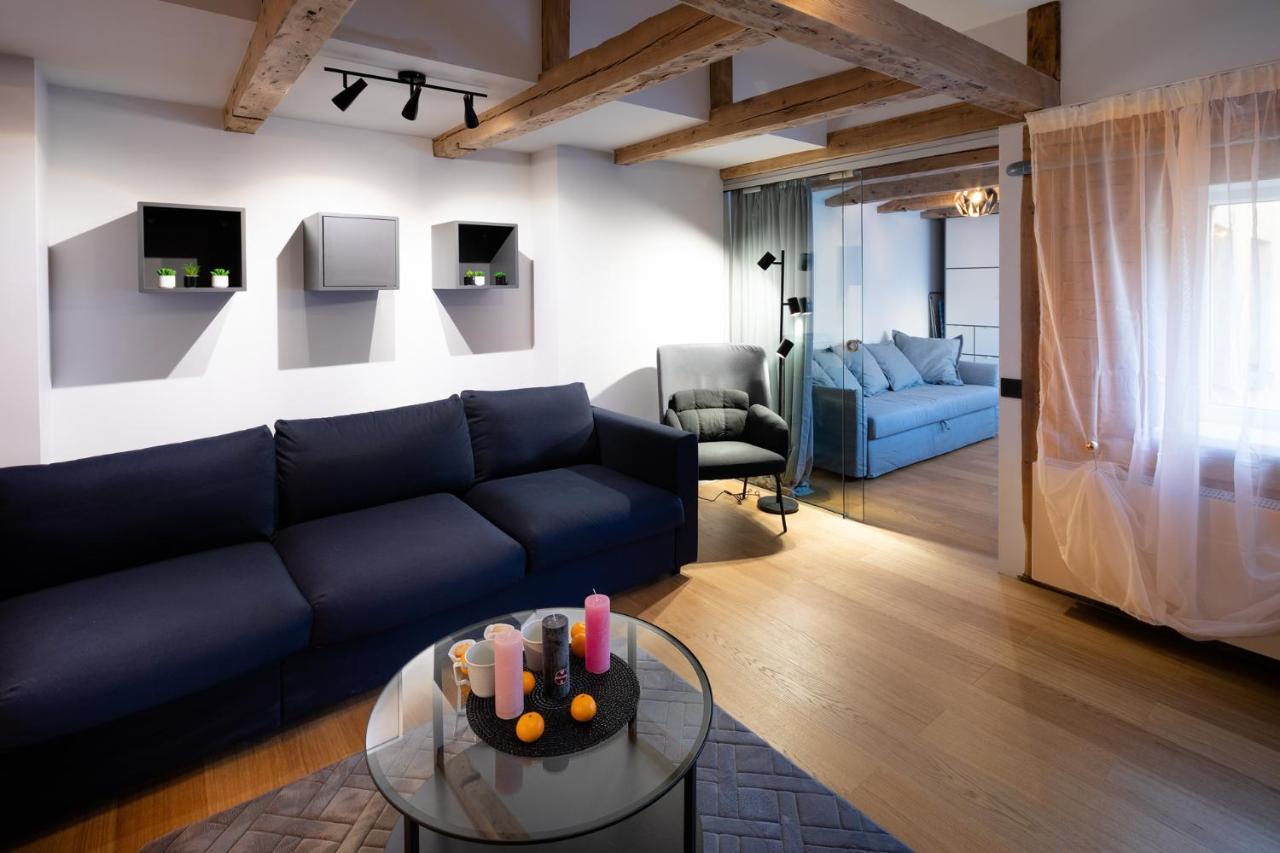 Merkela Loft Apartment Beside Vermanes Park Riga Bagian luar foto