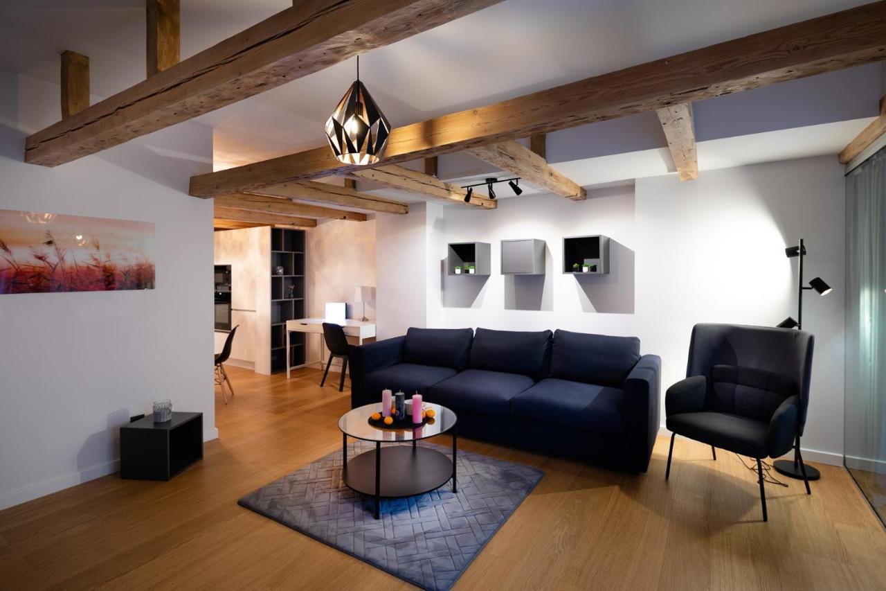 Merkela Loft Apartment Beside Vermanes Park Riga Bagian luar foto